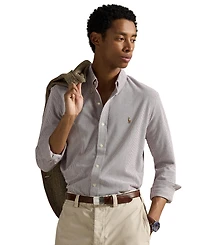 Polo Ralph Lauren Men's Striped Knit Oxford Shirt