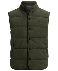 Polo Ralph Lauren Men's Houndstooth Regular-Fit Estate-Rib Vest