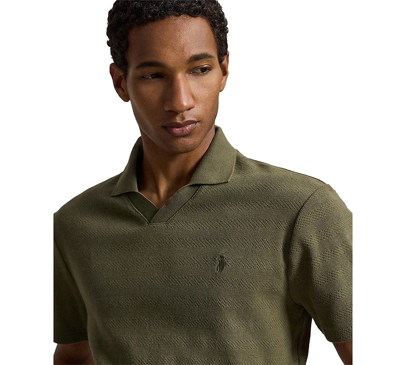 Polo Ralph Lauren Men's Pointelle-Ribbed Regular-Fit Shirt