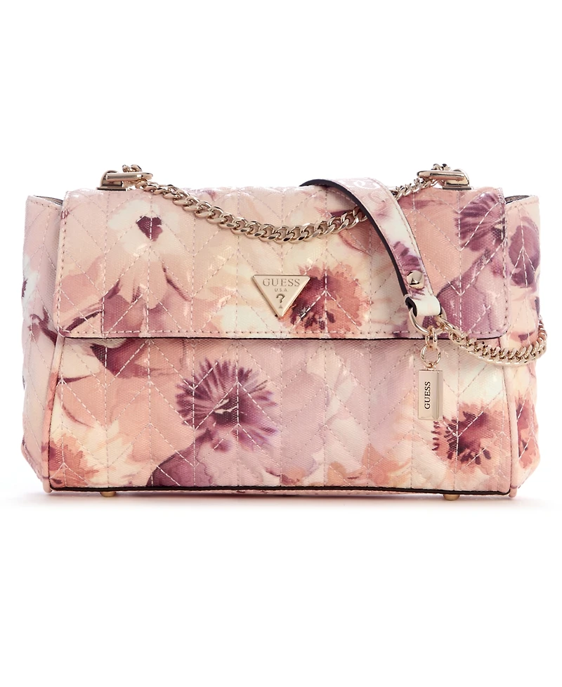 Guess Stacey Convertible Small Flap Crossbody Handbag