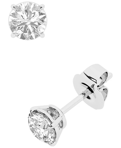 Macy's Diamond Stud Earrings (1 ct. t.w.) in 14k White Gold (Also Available in 14k Yellow Gold)