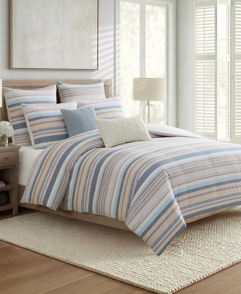 Levtex Home Providence Stripe Reversible -Piece Duvet Set