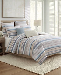 Levtex Home Providence Stripe Reversible -Piece Duvet Set
