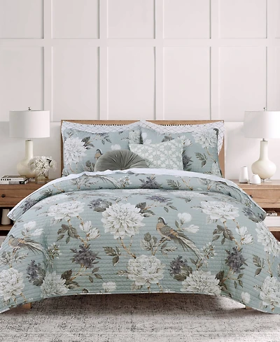 Levtex Home Belvedere Reversible 3-Piece Quilt Set, Full/Queen