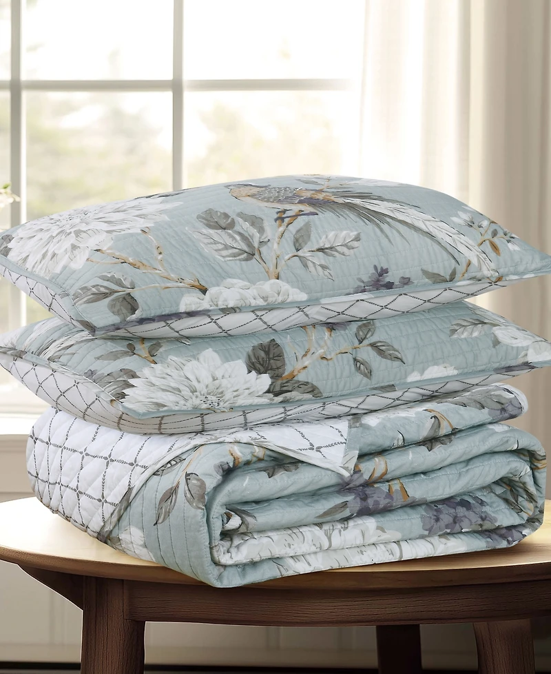 Levtex Home Belvedere Reversible 2-Piece Quilt Set, Twin/Twin Xl