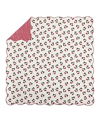 Modern Heirloom Cherry Reversible 2-Piece Quilt Set, Twin/Twin Xl