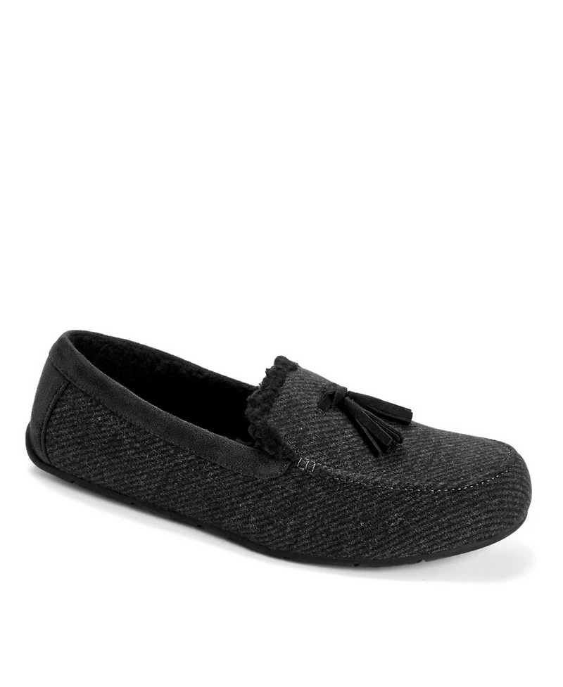 Dearfoams Men's Perkins Moccasin Slippers