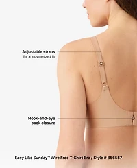 Wacoal Women's Adjustable Strap Wire Free Bra