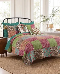 Greenland Home Fashions Danica Reversible 2-Piece Quilt Set, Twin