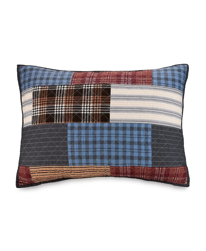 Modern Heirloom Cabin Patchwork Printed 3-Piece Quilt Set
