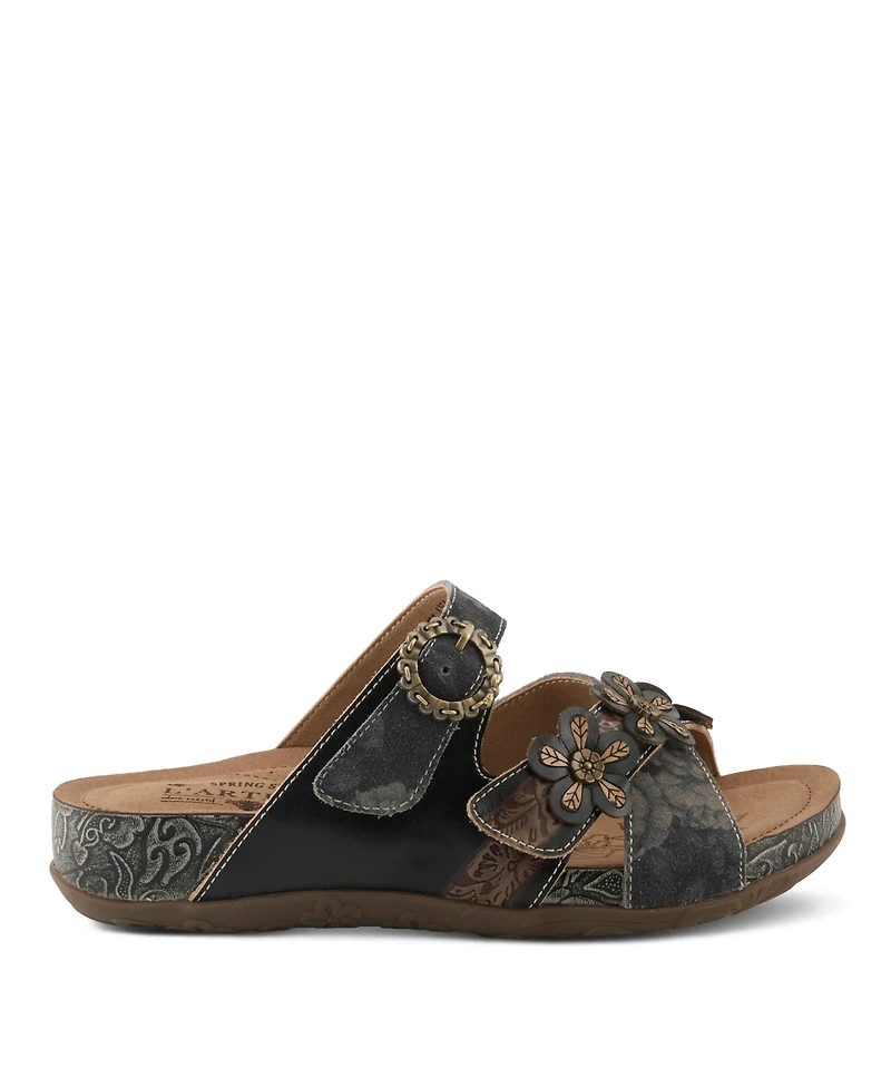 L'Artiste Women's Caelana Slide with Rubber Sole