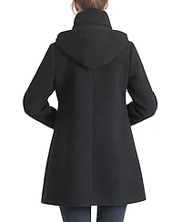 kimi + kai Women's Aela A-Line Hooded Wool Coat