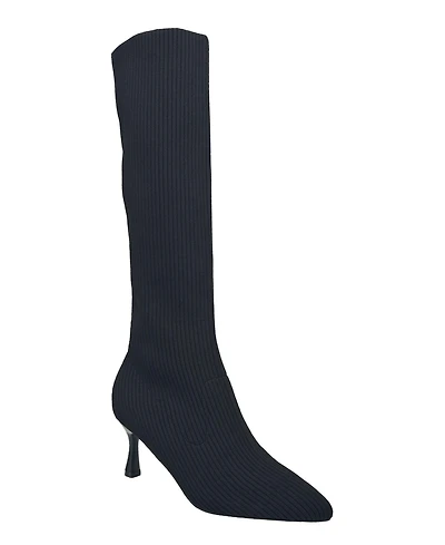 French Connection Women's Stretch Knit Knee High Boot