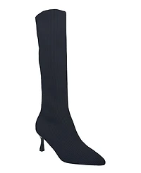 French Connection Women's Stretch Knit Knee High Boot