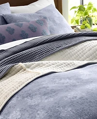 Oake Floral Overlay 3-Piece Comforter Set, Full/Queen, Macy's Exclusive