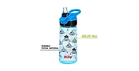 Nuby Push Button Flip-it Soft Spout Tritan Water Bottle, 18 Oz
