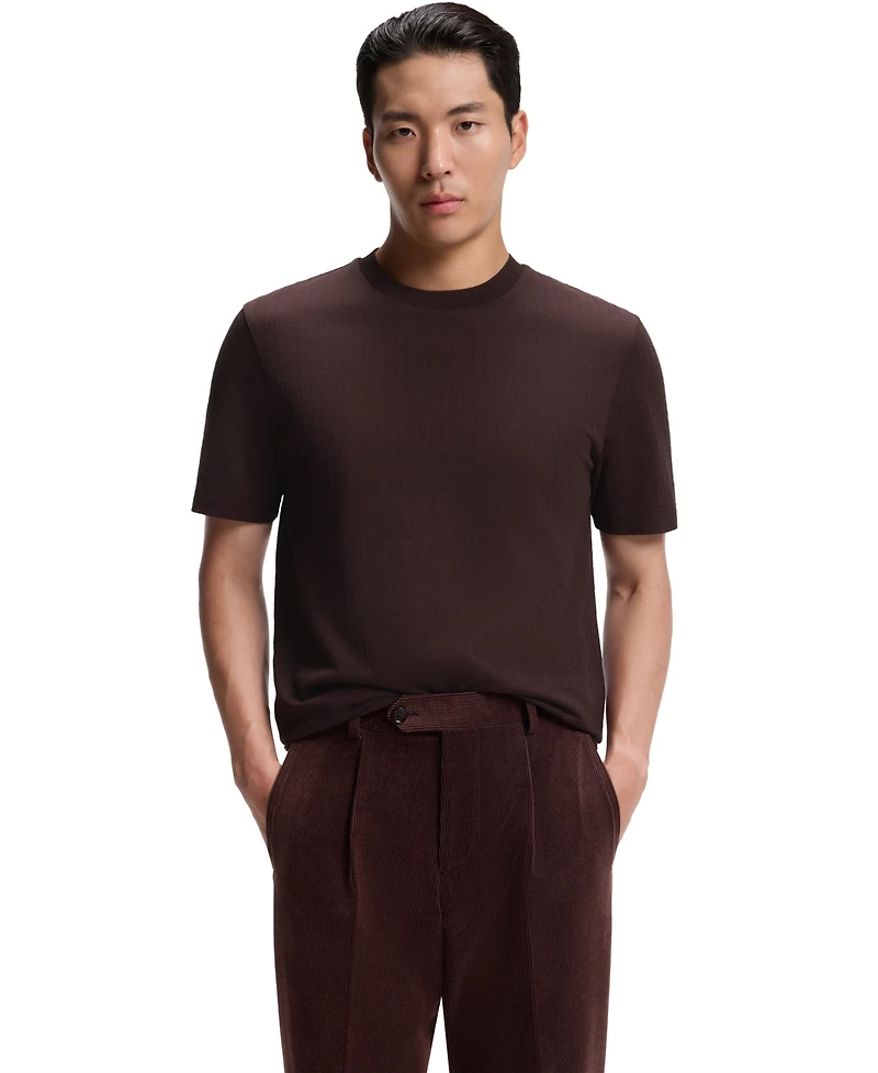 Boss by Hugo Men's Cotton-Blend Regular-Fit T-Shirt