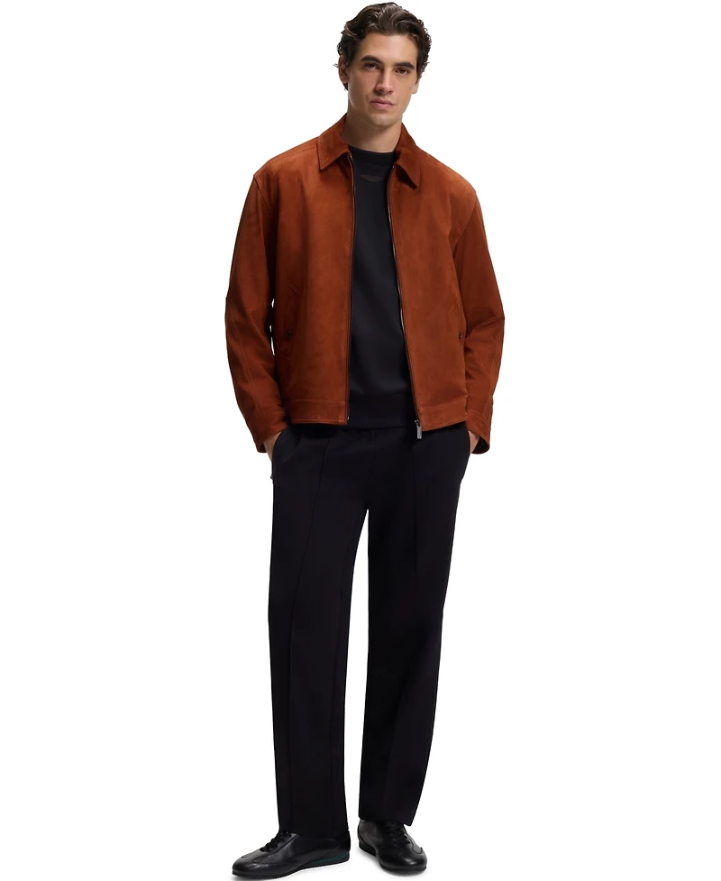 Boss by Hugo x Aston Martin Men's Suede Regular-Fit Jacket