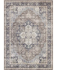 Mink Home Homewell Machine Washable HAM4006 7'10"x9'10" Area Rug