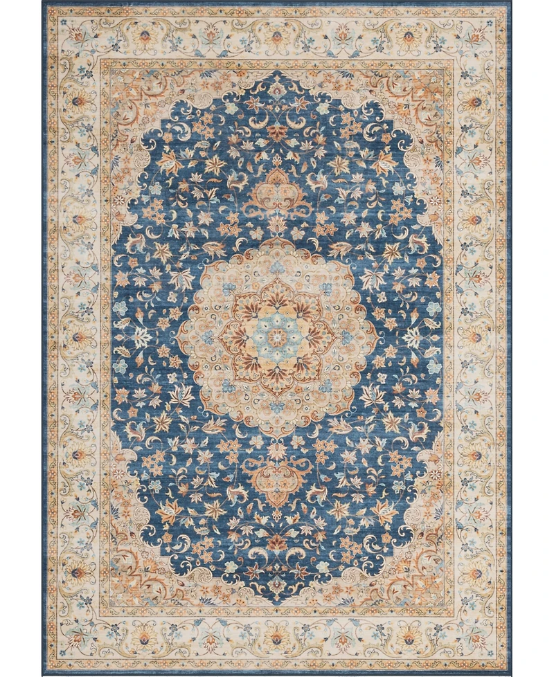 Mink Home Homewell Machine Washable HAM4003 7'10"x9'10" Area Rug