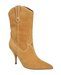 True Religion Women's 702 Logo Mid Calf Cowboy Boot
