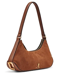 Karl Lagerfeld Paris Arielle Leather Medium Shoulder Handbag