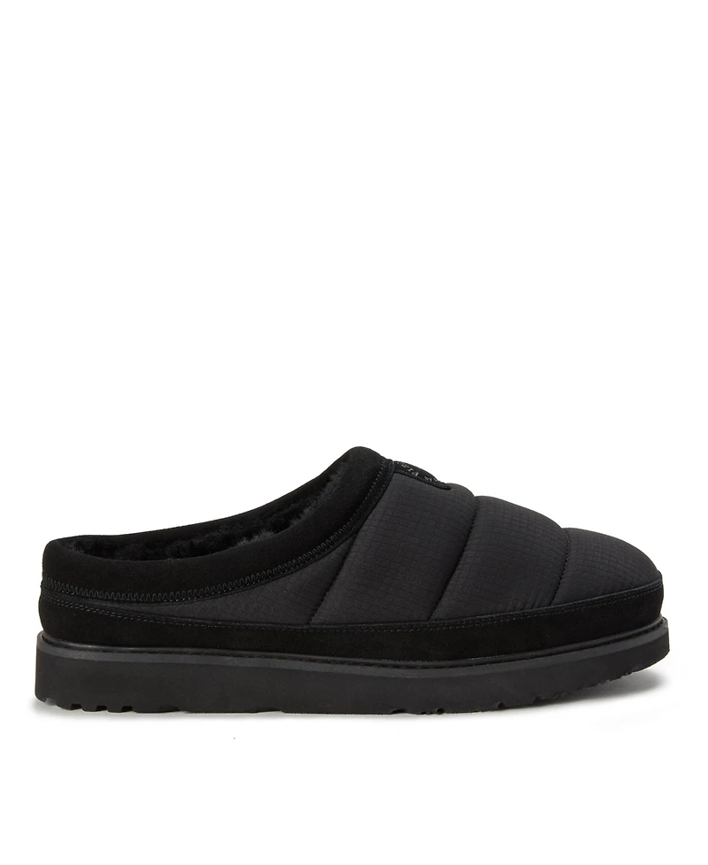 Dearfoams Men's Grafton Sport Nylon Puff Clog Water Repellent Slippers