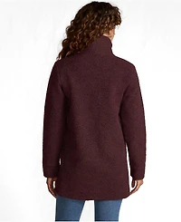 Lands' End Women's Tall Boucle Fleece Coat
