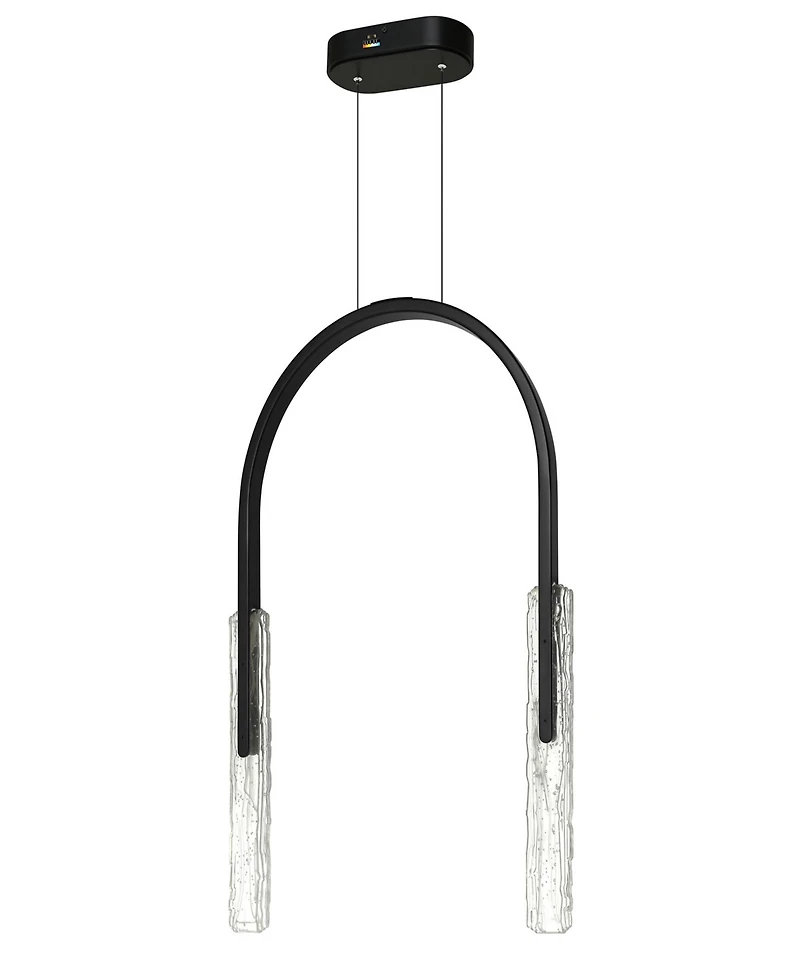 Cwi Lighting Curva 22" Metal Chandelier