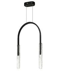 Cwi Lighting Curva 22" Metal Chandelier
