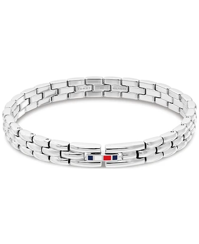 Tommy Hilfiger Women's Mia Silver-Tone Stainless Steel Bracelet