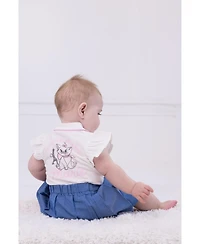 The Aristocats Marie Baby Girls' ( new born to 24 M ) BambiP leated 2-Piece Bodysuit and Skirt Set