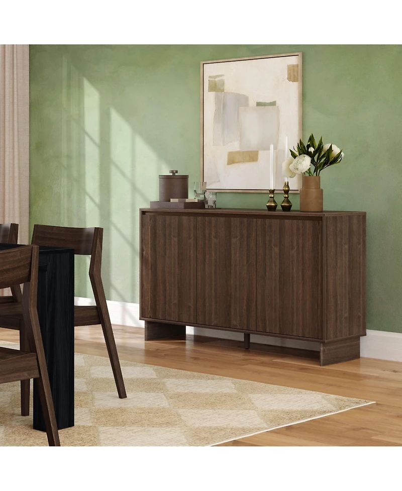 Plank+Beam Modern Sideboard, 3 Door (1499 x 406 x 864mm / 59 x 16 x 34in)