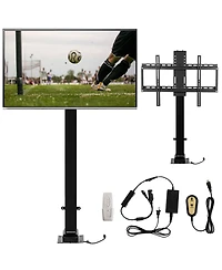 Sugift Motorized Tv Lift with Swivel Adjustable Height 28.74-68.11 in for 32-70 in TVs 154 Lbs Capacity
