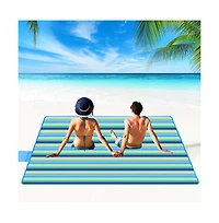 Piscifun Waterproof Foldable Portable Outdoor Picnic Beach Blanket For Travel Camping