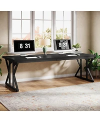 Tribesigns 78.74" Industrial Executive Desk