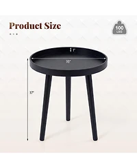 Costway Round Side Table Sofa Coffee End Accent Nightstand Home Furniture.
