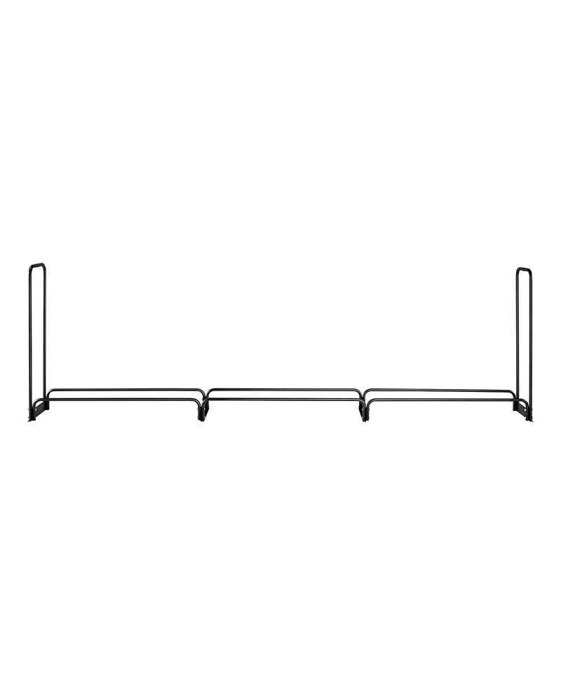 Slickblue 150inches Firewood Rack with Waterproof Cover 660lb Outdoor Log Storage