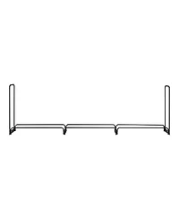Slickblue 150inches Firewood Rack with Waterproof Cover 660lb Outdoor Log Storage