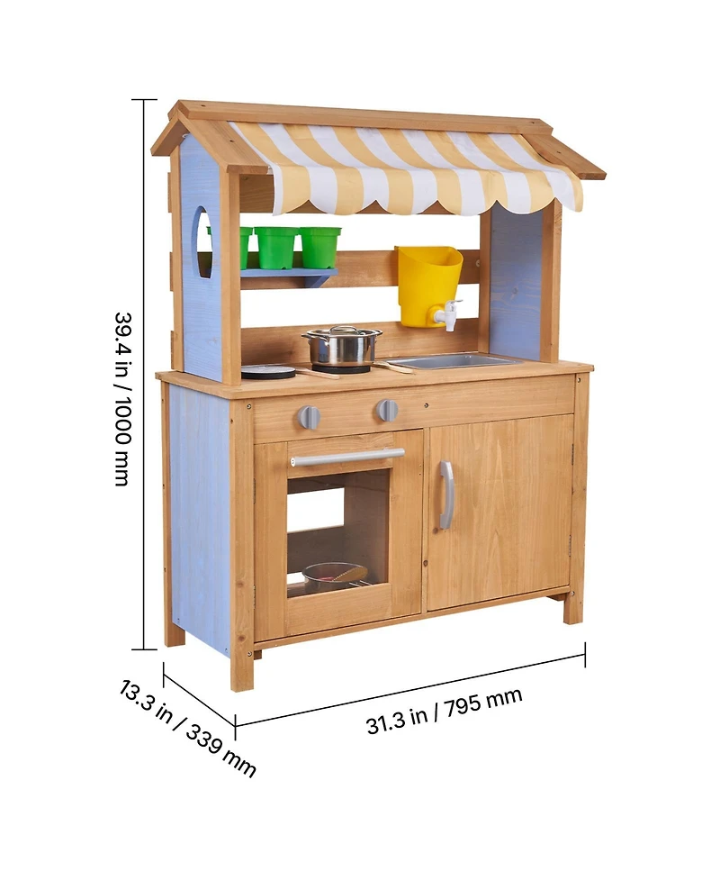 Sugift Sunshade-Canopy Water-Tank Mud Kitchen, Ages 3+