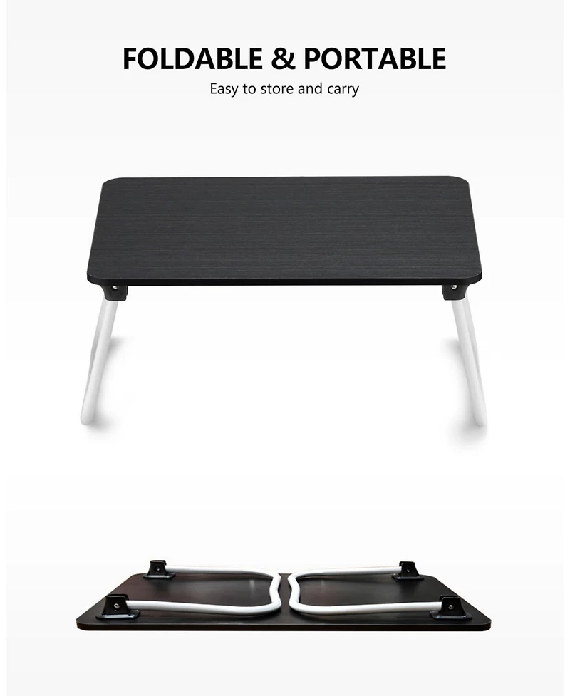 Gnuadz Laptop Bed Desk Foldable Portable Stand Mini Table Breakfast Picnic Drawing Couch Floor