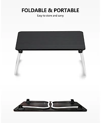 Gnuadz Laptop Bed Desk Foldable Portable Stand Mini Table Breakfast Picnic Drawing Couch Floor