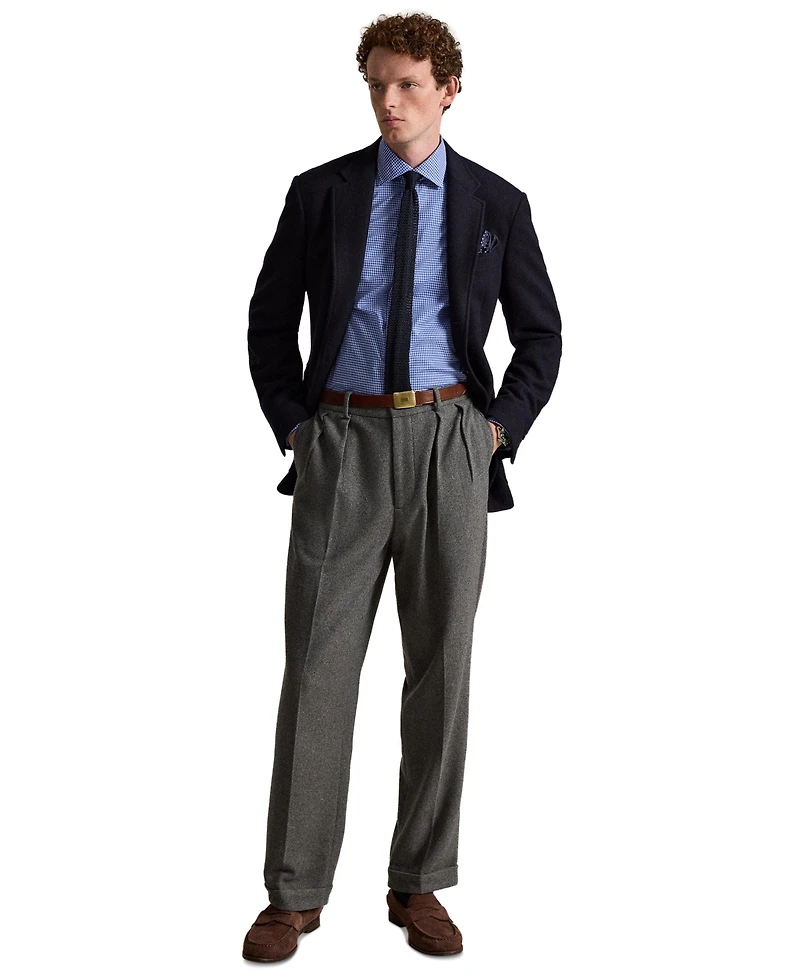 Polo Ralph Lauren Men's Regent Classic Fit Checked Poplin Dress Shirt