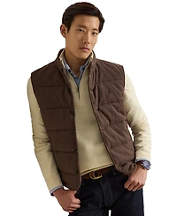 Polo Ralph Lauren Men's Mesh-Knit Cotton Quarter-Zip Sweater