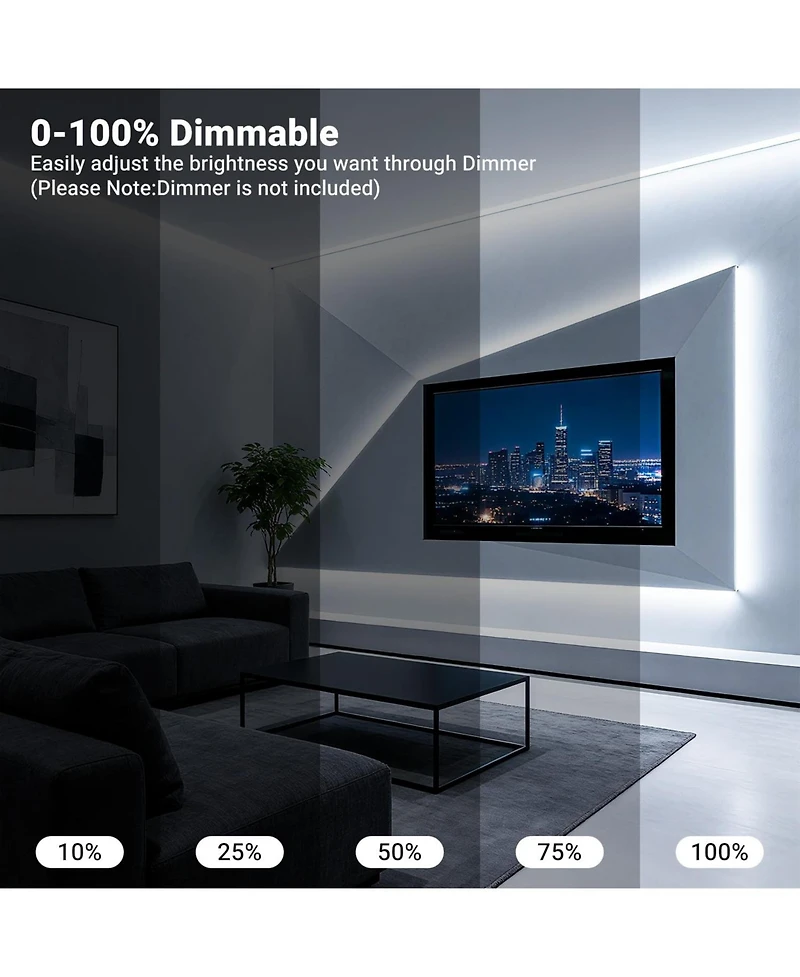 Lofree Cob Led Dimmable Flexible Strip Light