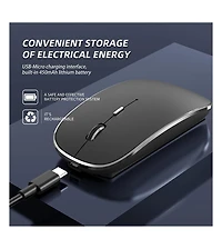 Lofree Rechargeable Wireless Quiet-Click Mouse for Pc/Mac