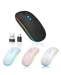 Lofree Rechargeable Wireless Quiet-Click Mouse Compatible with Pc/Mac
