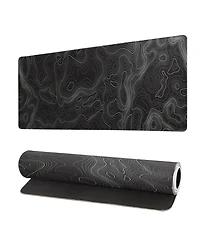Lofree Extended Topographic Contour Gaming Non-Slip Desk Pad Compatible with Laptops, Keyboards, and Mice