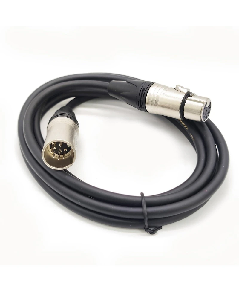 Lofree 7-Pin Xlr Male-to-Female Balanced Shielded Oxygen-Free Copper Audio Cable