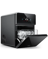 Ecozy Chillio 2" Clear Ice Ball Maker, 144 Spheres/Day, Water Line